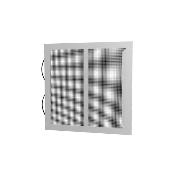 22 In. W X 33 In. H Slider Glider Window Screen, SL4, Aluminum Mesh, White